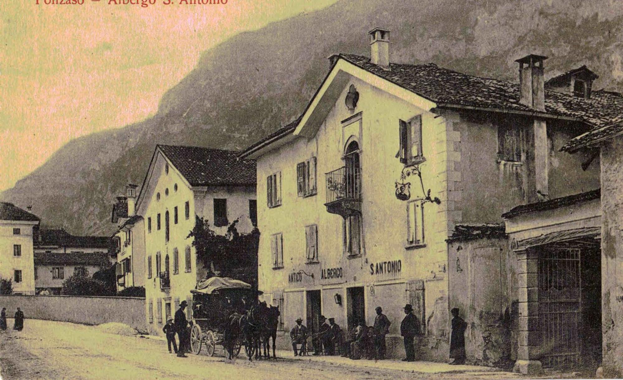 Antico Albergo Sant'Antonio Fonzaso Bagian luar foto